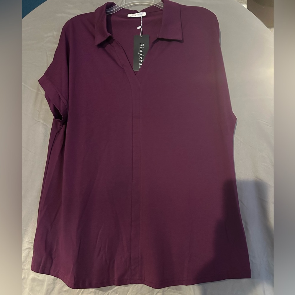 Purple blouse  NWT